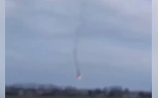 Под Харьковом сбили очередной самолет оккупантов: эффектное видео