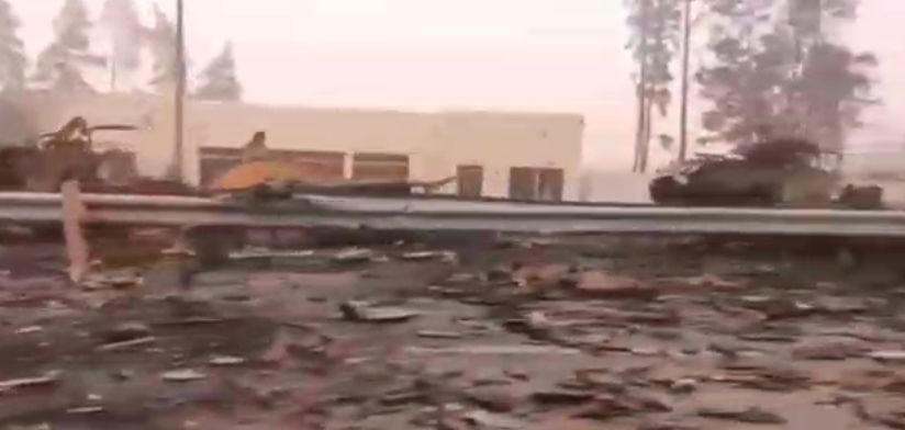 Показали «кладбище» российской техники на Житомирской трассе: видео