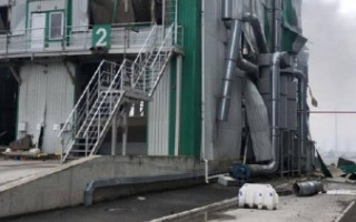 В Николаевской области нанесен ракетный удар по элеватору, фото