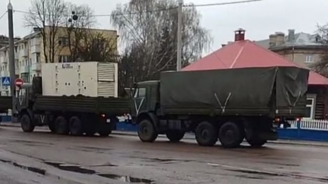 В Беларуси заметили, что отдельные колонны оккупантов едут в сторону России