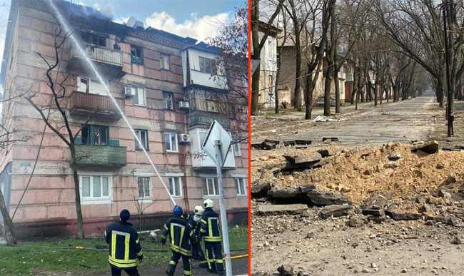 Момент вибуху у житловому кварталі Сєвєродонецька потрапив на відео