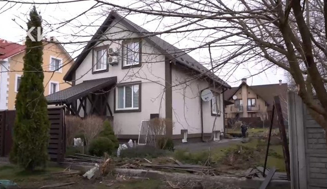 Как выглядит дом Усика в Ворзеле после прихода оккупантов, видео