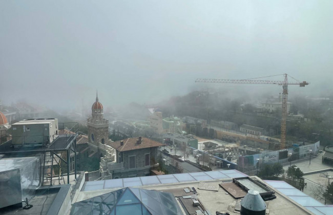 Одессу окутал странный туман