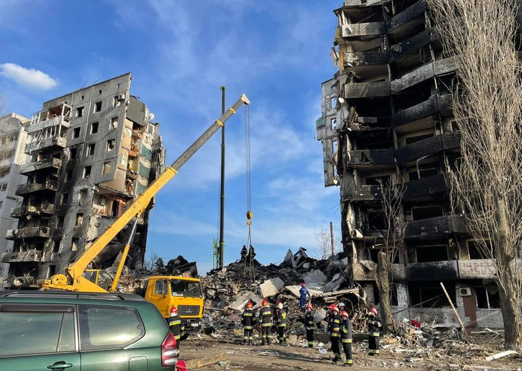 В Бородянке из-под завалов двух домов достали тела 26 человек, — Венедиктова