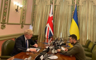 Борис Джонсон прибыл в Киеве и проводит встречу с Зеленским