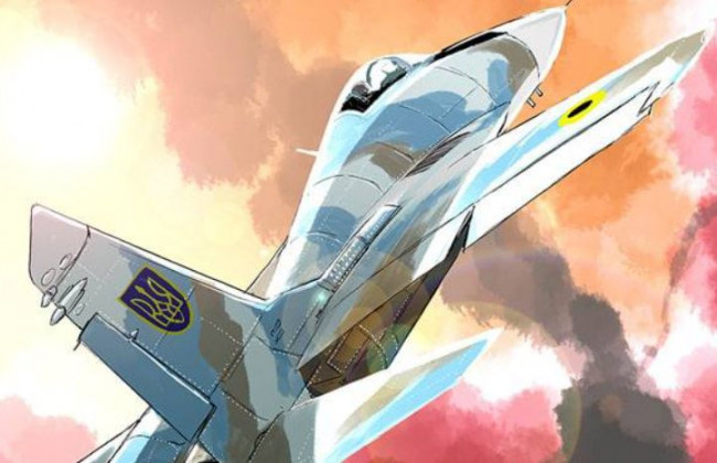 В Японии сделают мангу о «Призраке Киева», фото