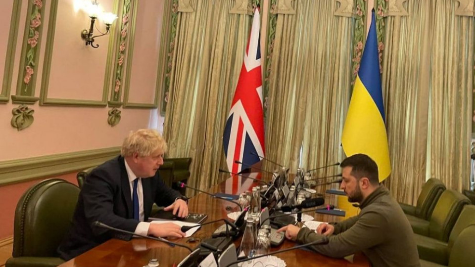 Борис Джонсон прибыл в Киеве и проводит встречу с Зеленским
