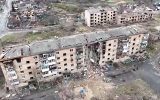 Показали еще один разрушенный оккупантами поселок под Киевом, видео