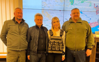 Північний апеляційний господарський суд передав 50 бронежилетів для киян, які прямують на передову