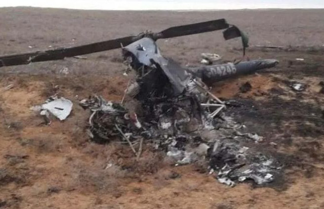 ВСУ сбили очередной вертолет оккупантов