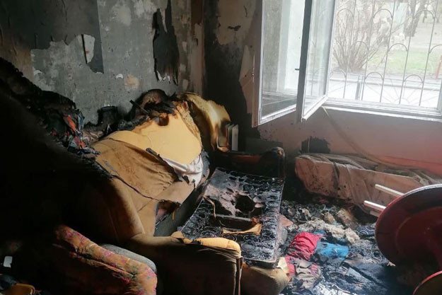 В Киеве вспыхнул пожар: есть жертва
