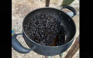 Впервые увидели: в Рыжем лесу оккупанты пытались сварить кашу из кофейных зерен, фото