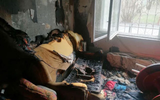 В Киеве вспыхнул пожар: есть жертва