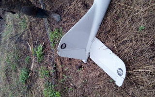 Украинские морские пехотинцы уничтожили вражеский беспилотник «Орлан-10»: фото