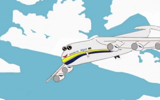 Сестри із Кривого Рогу створили зворушливий мультик про український літак «Мрія»: відео