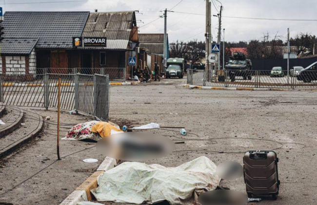 Тіла вбитих у Ірпені передали на експертизу для суду в Гаазі, — Нацполіція