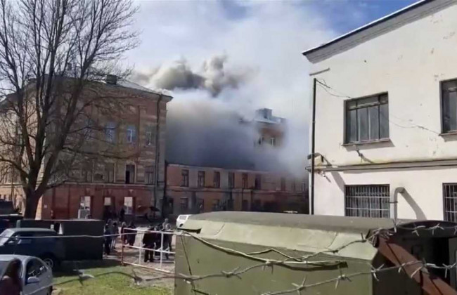 В России вспыхнул один из главных исследовательских институтов Минобороны