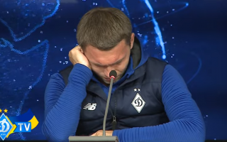 Футболист «Динамо» Александр Караваев не сдержал слез, когда начал говорить о войне в Украине