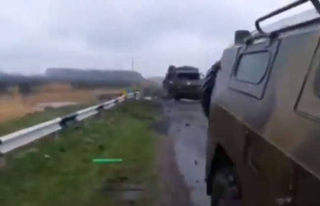 ВСУ разбили очередную колону оккупантов, видео