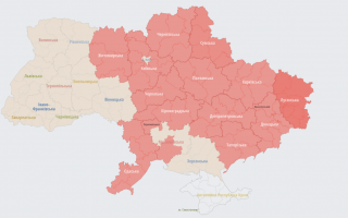 Масштабна повітряна тривога оголошена в багатьох областях України