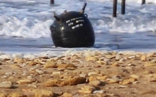 На пляж под Одессой волнами прибило морскую мину