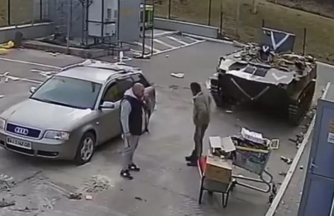 Под Киевом мародеров, которые сотрудничали с оккупантами, зафиксировали камеры: видео