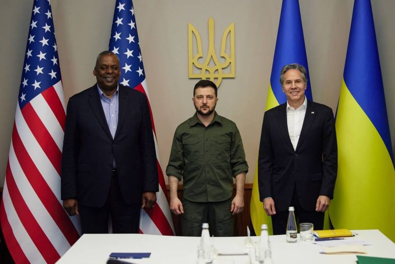 Президент України провів зустріч з Державним секретарем та Міністром оборони Сполучених Штатів Америки