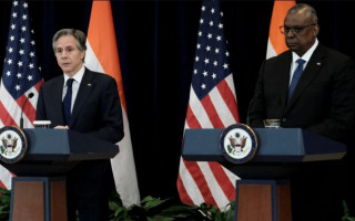 В Украину с официальным визитом прибыли госсекретарь США и глава Пентагона