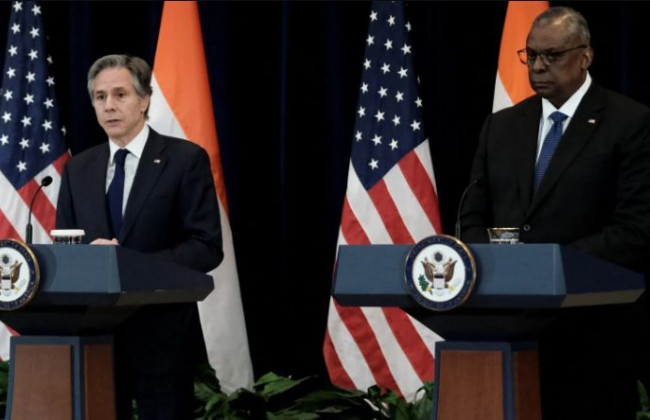 В Украину с официальным визитом прибыли госсекретарь США и глава Пентагона