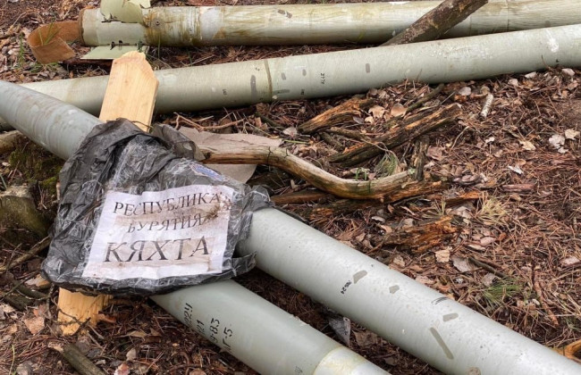 ТрО ВСУ показала зачистку леса от остатков артиллерии военных РФ из Бурятии, фото