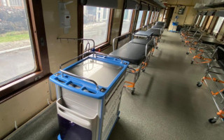 В Україні почав курсувати евакуаційний медпотяг: фото