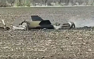 В Днепропетровской области сбили российскую ракету, видео