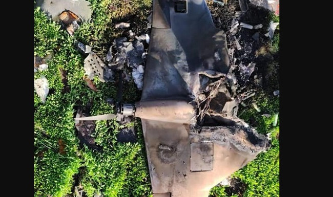 Українські піхотинці збили «високоточний» російський безпілотник: фото