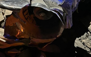 Появились фото двигателя ракеты, которой ударили по Киеву