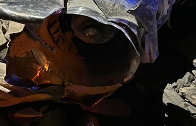 Появились фото двигателя ракеты, которой ударили по Киеву