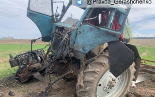 В Киевской области на мине подорвался трактор