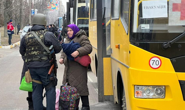 В Попасной оккупанты расстреляли два эвакуационных автобуса