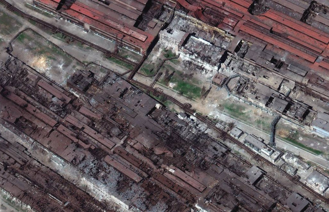 Появились спутниковые снимки разрушенного оккупантами завода «Азовсталь» в Мариуполе