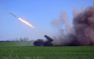 Артиллеристы показали, как с помощью «Градов» уничтожают оккупантов: фото