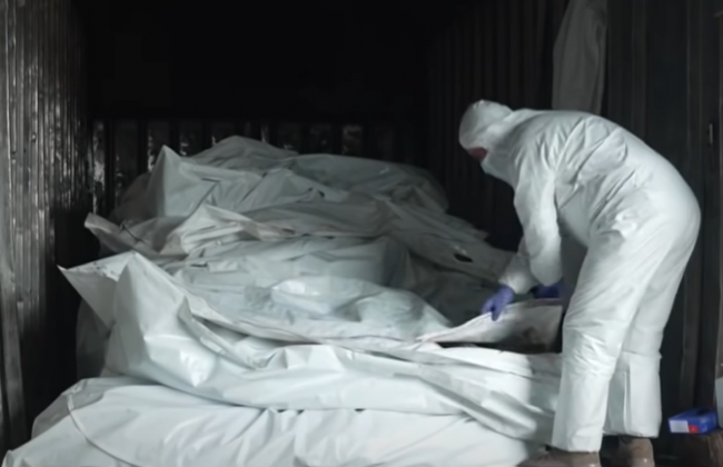 Катарский телеканал показал в репортаже вагон с телами убитых российских военных: видео