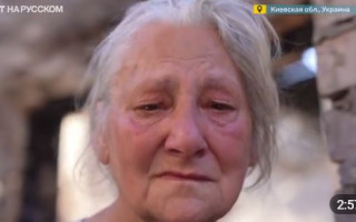 В Ирпене оккупанты уничтожили дом женщины, в котором она прожила 40 лет