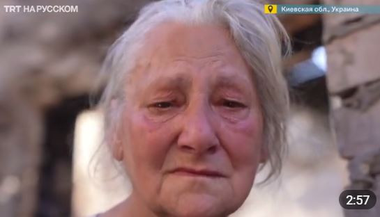 В Ирпене оккупанты уничтожили дом женщины, в котором она прожила 40 лет
