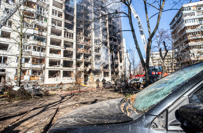 Влада Києва оцінила відновлення пошкоджених обстрілами будівель у 70 млн євро