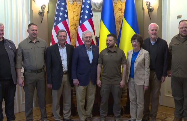 В Киев прибыла делегация Сената США, видео