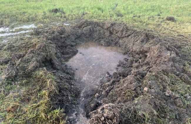 Войска РФ обстреляли приграничную территорию Сумщины неуправляемыми ракетами: фото