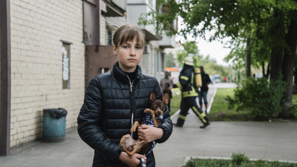 В Киеве случился масштабный пожар в жилом доме: горели балконы с 5 по 9 этаж