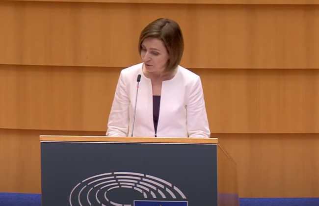 Российские войска должны быть выведены с Молдавской территории, – Санду