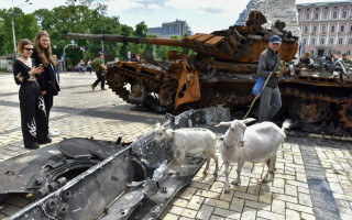 В Киеве открылась выставка разбитой российской техники, ФОТО