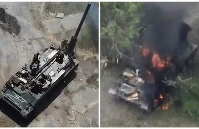 Украинские военные первыми в истории уничтожили российскую САУ «Тюльпан»: видео