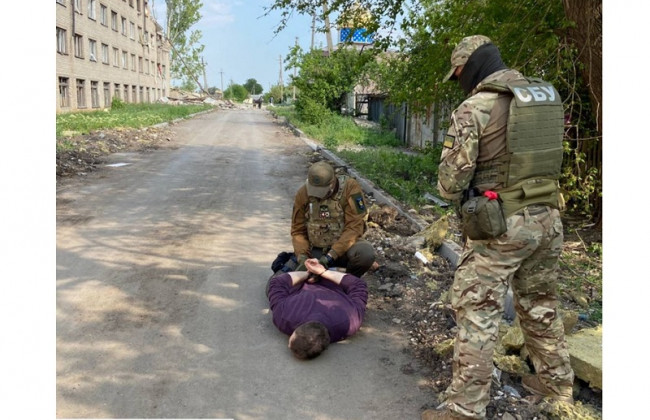 Ставив мітки про місця дислокації ЗСУ і Нацгвардії: у держзраді підозрюють мешканця Бахмута